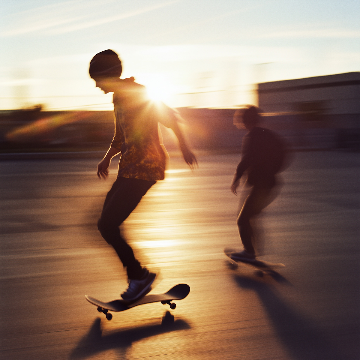 Golden Hour Skateboarding