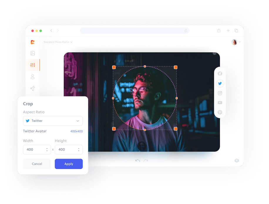 Profile picture maker.