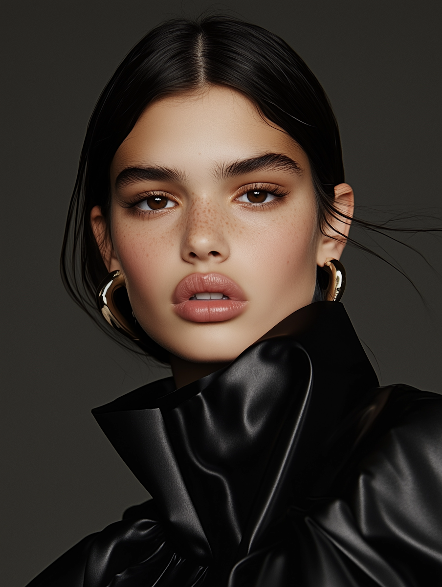 black headshot background