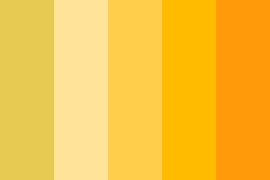 yellow color palette